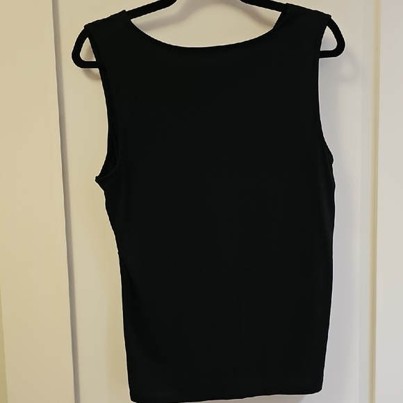 Ralph Lauren Black Wrap Tank Top Size L - Picture 7 of 7